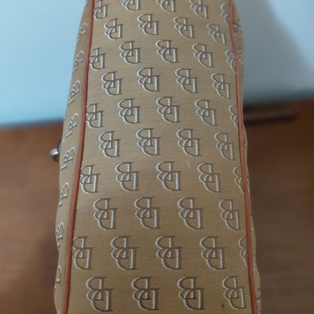 Dooney & Bourke Brown Monogram Hobo Bag - Picture 6 of 10